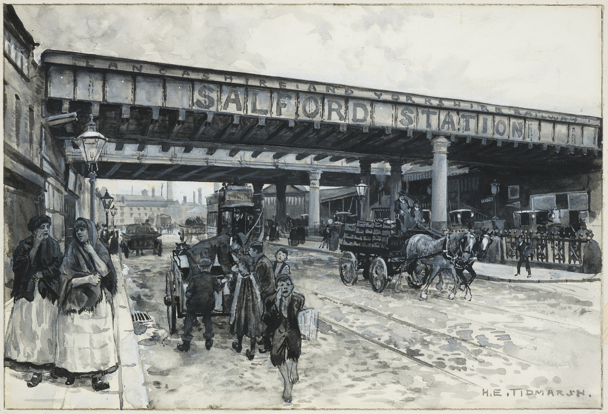 Salford Railway Station, New Bailey Street